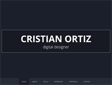 Tablet Screenshot of digitaldesigner.cristianortiz.com
